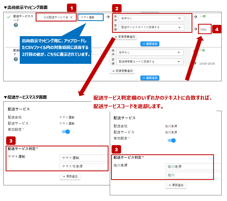 配送サービスマスタ – 荷主様用ヘルプ